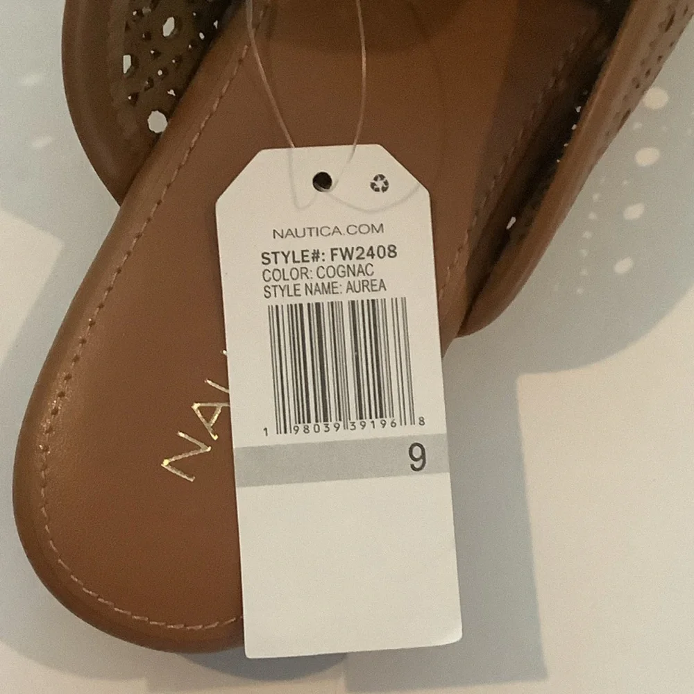 Nautica Aurea Cognac Women’s Flats Size 9 New - Picture 5 of 5
